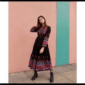 Christy Dawn embroidered River dress sustainable spring summer bohemian flowy